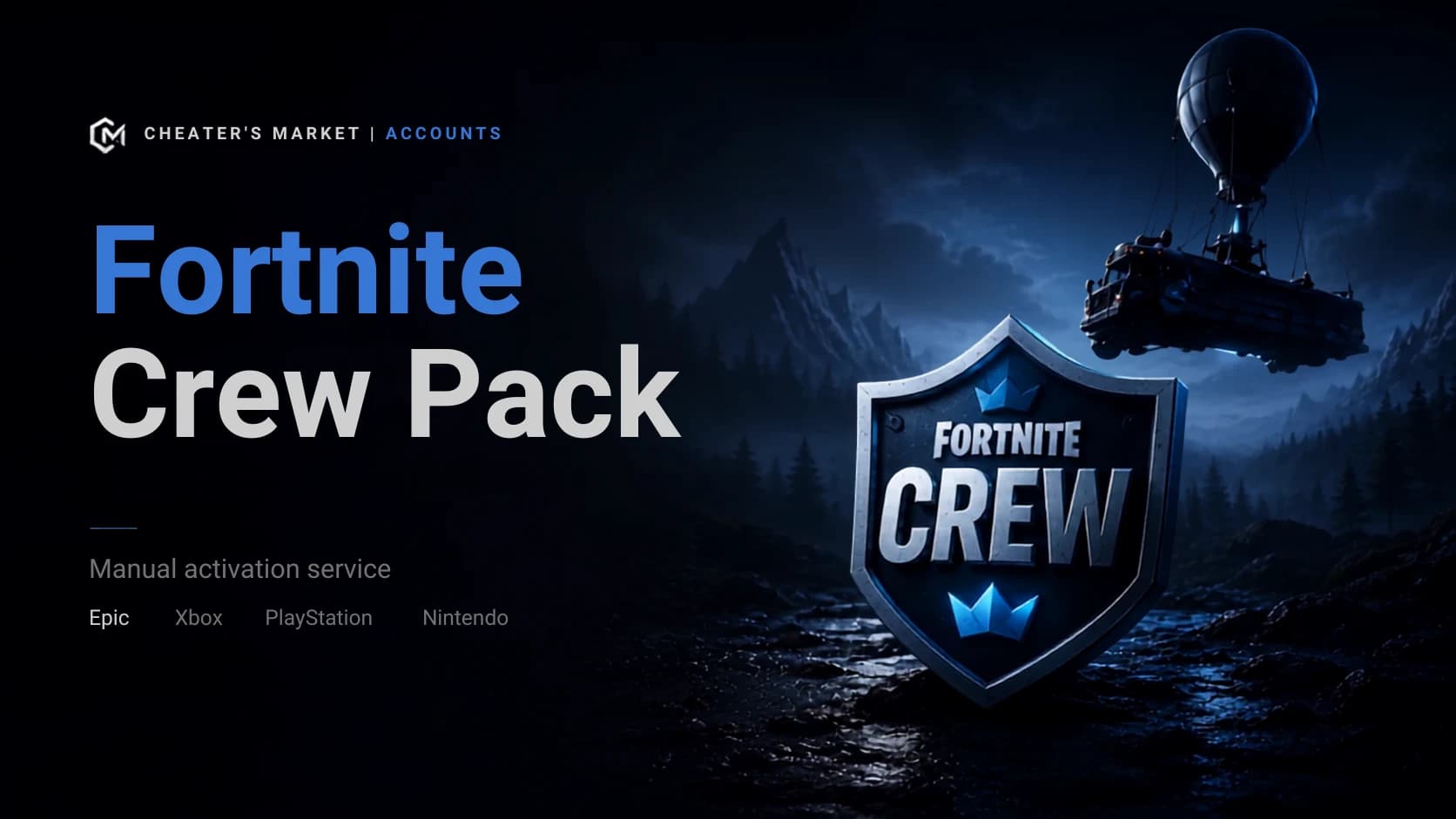 Cheap Fortnite Crew Pack
