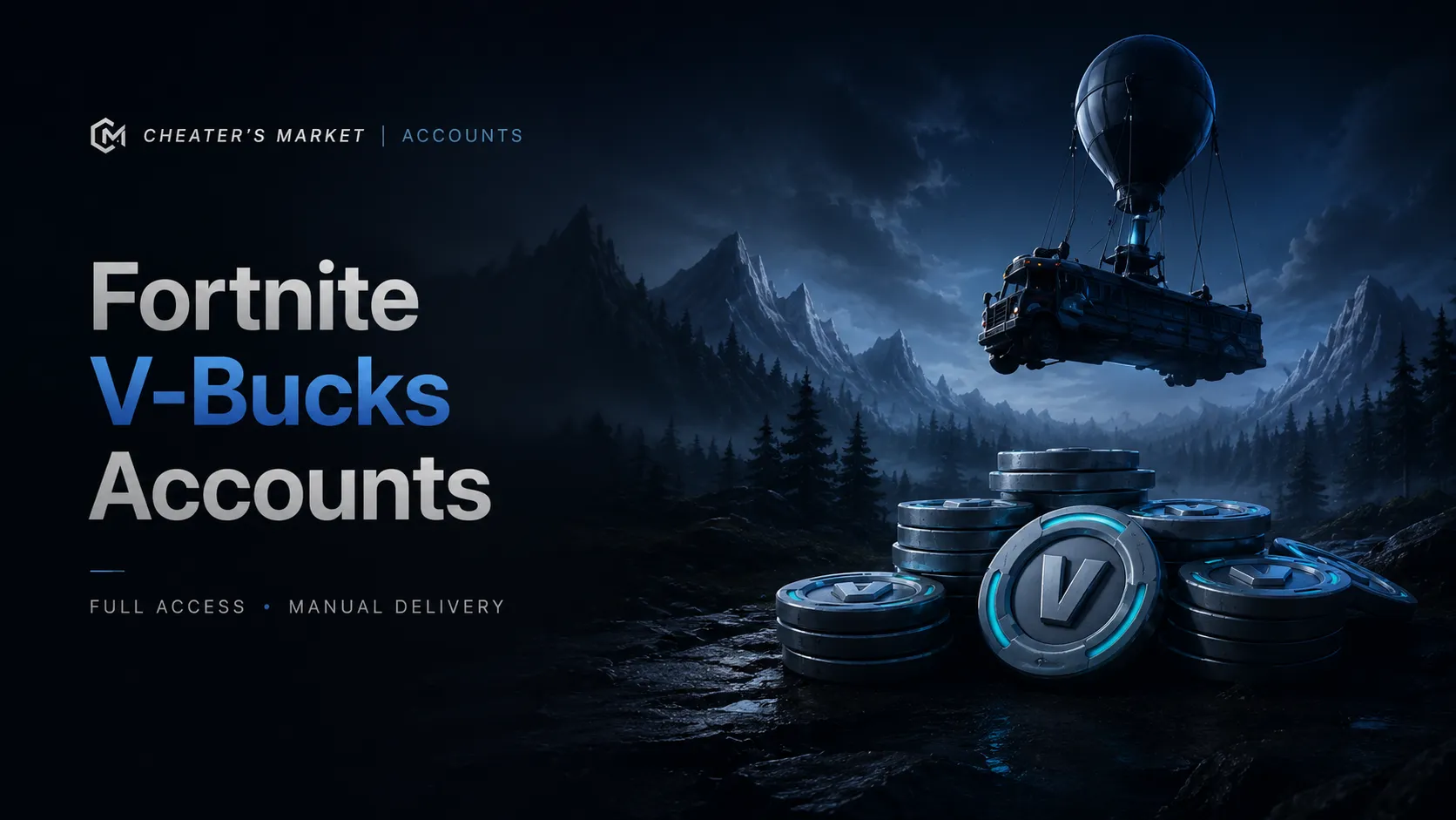 Cheap Fortnite V-Bucks Accounts