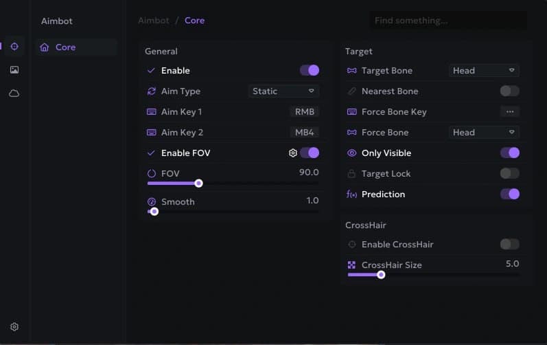 Ancient Battlefield 6 External AIM menu