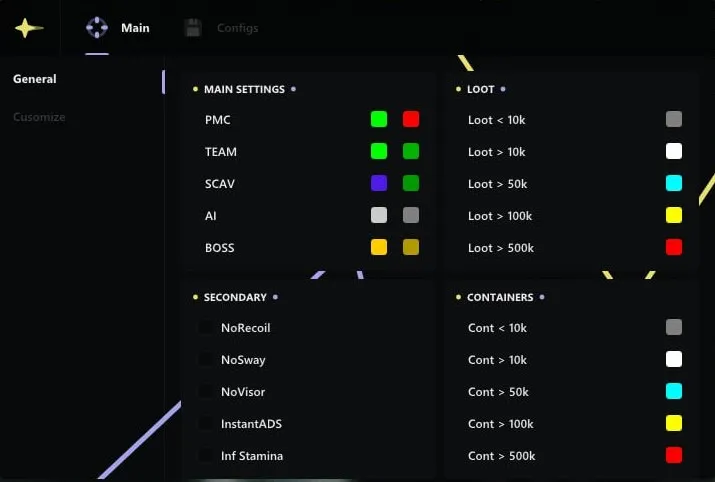 Ancient Chams MAIN menu