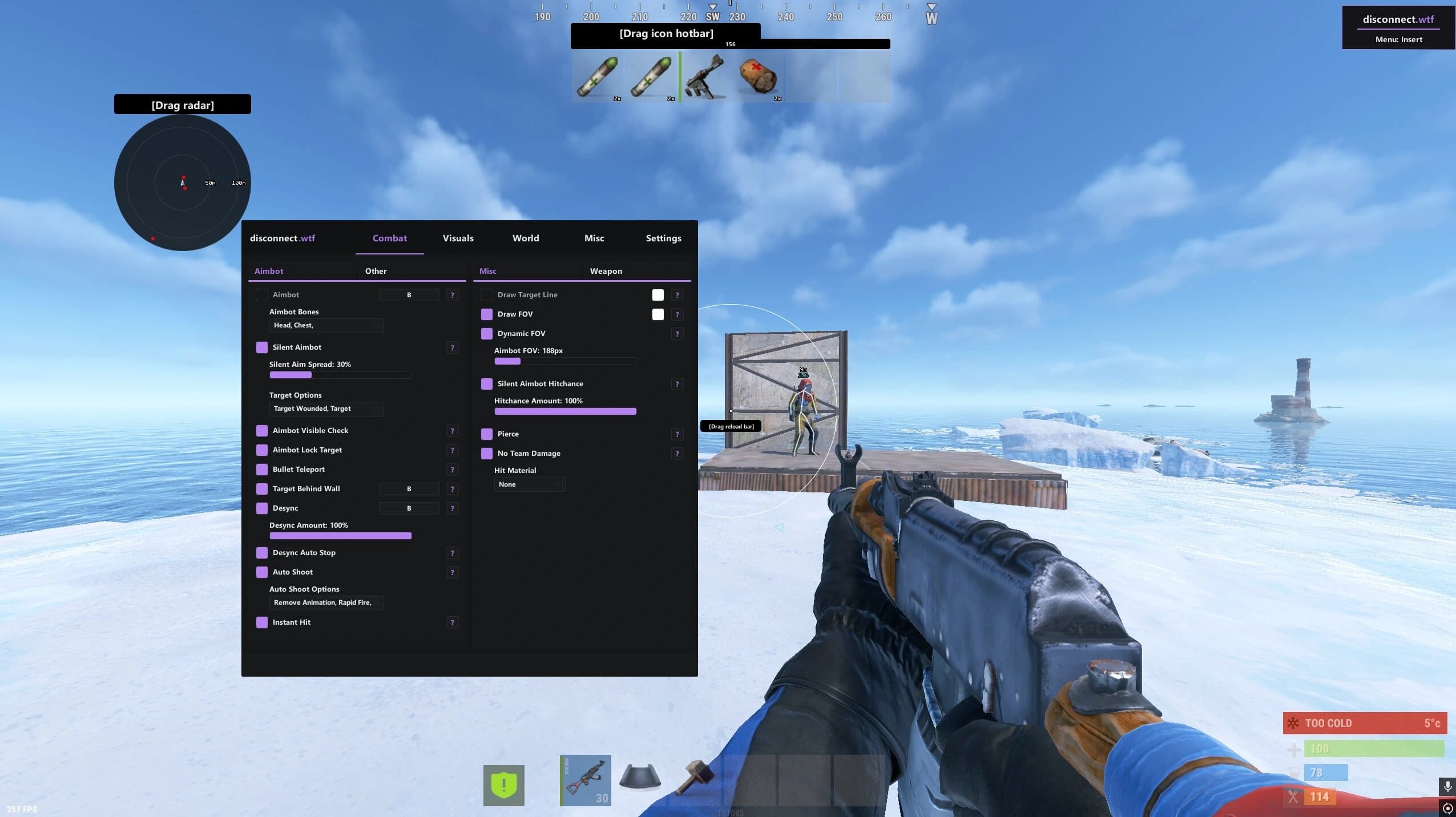 Disconnect Rust Internal