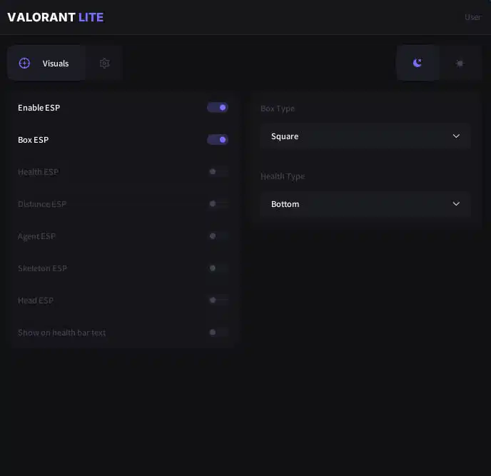 Memez Valorant Lite ESP menu