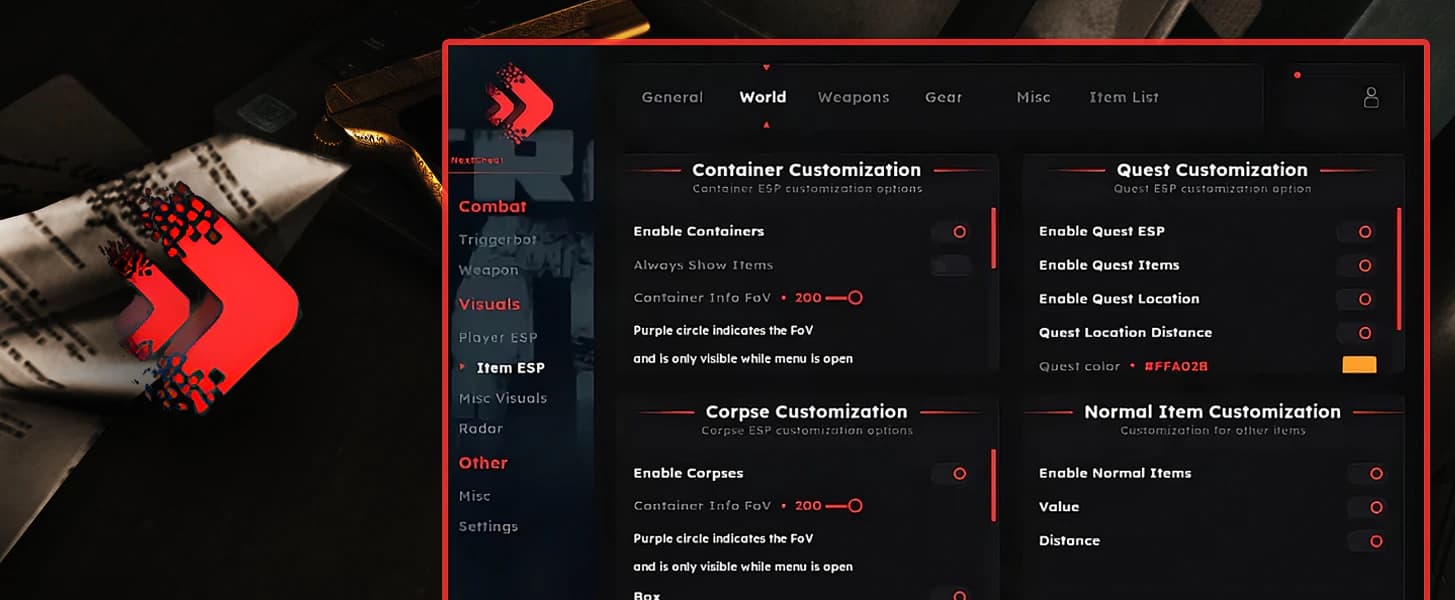 nextcheat Tarkov Full