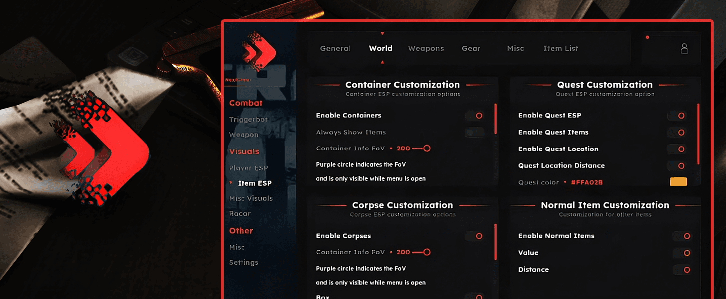 nextcheat Tarkov Full