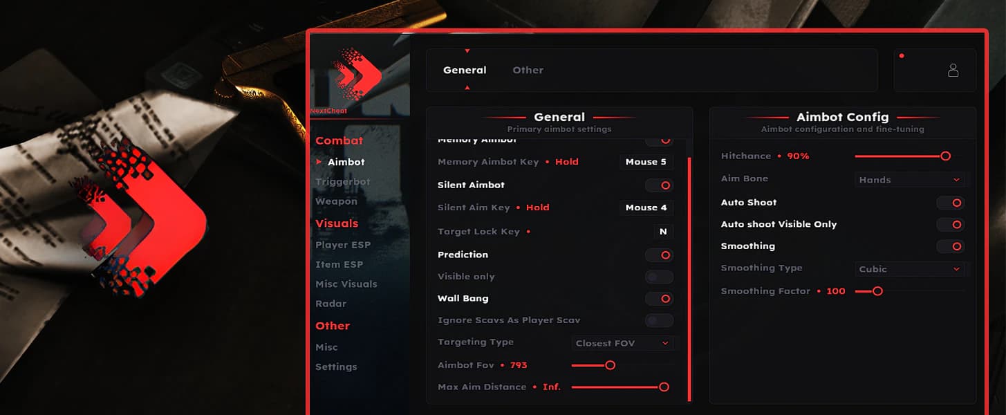 nextcheat Tarkov Lite