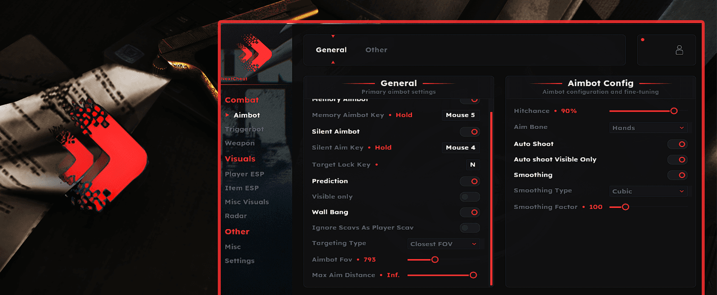 nextcheat Tarkov Lite