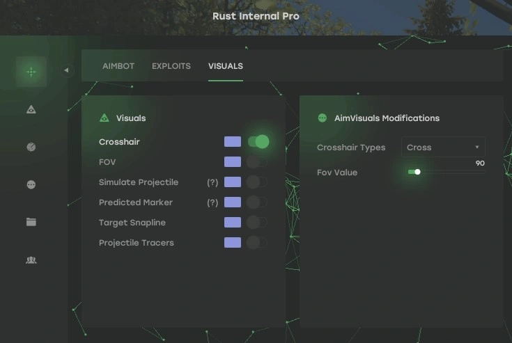 Matrix Rust Internal AIM menu